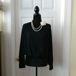 Newport News - Off The Shoulder Peasant Blouse